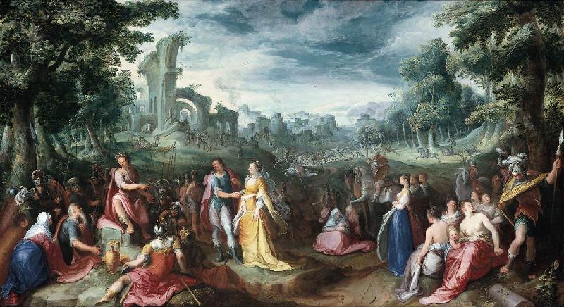 MANDER, Karel van The Continence of Scipio sg